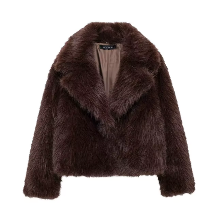 Louise™ | Veste Courte en Fausse Fourrure Douillette