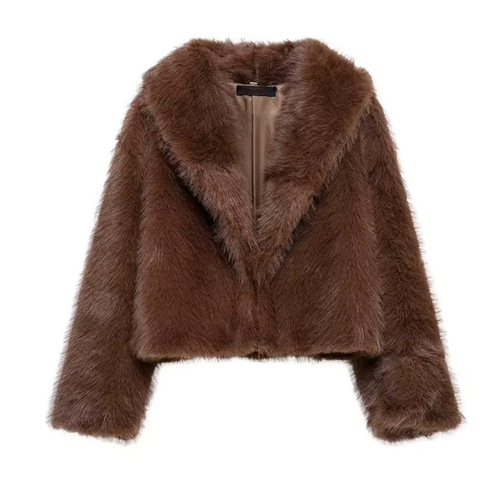 Louise™ | Veste Courte en Fausse Fourrure Douillette