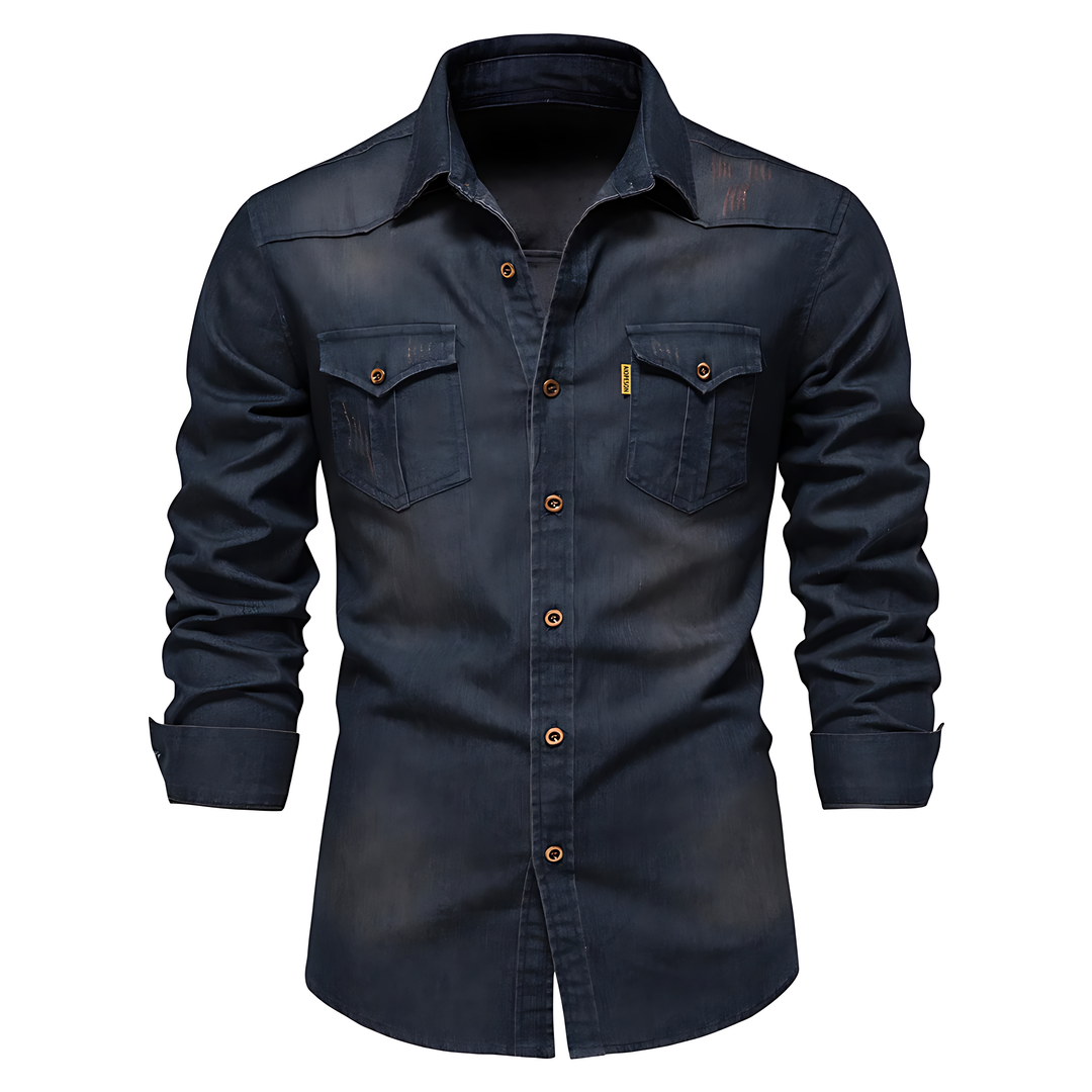 NICO | AdaptiveFit Cotton Denim Shirt